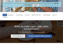 Tablet Screenshot of musikschule-eberhard.de